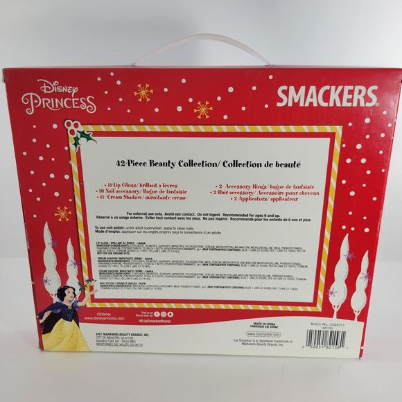 New Disney Princess Smackers Girls 42-PC Makeup Gift Set - Picture 2 of 3